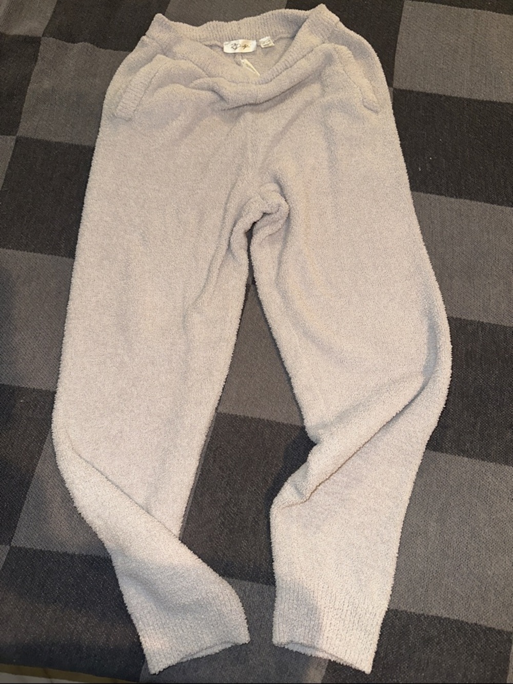 RD Style fuzzy fleece lounge joggers ladies small